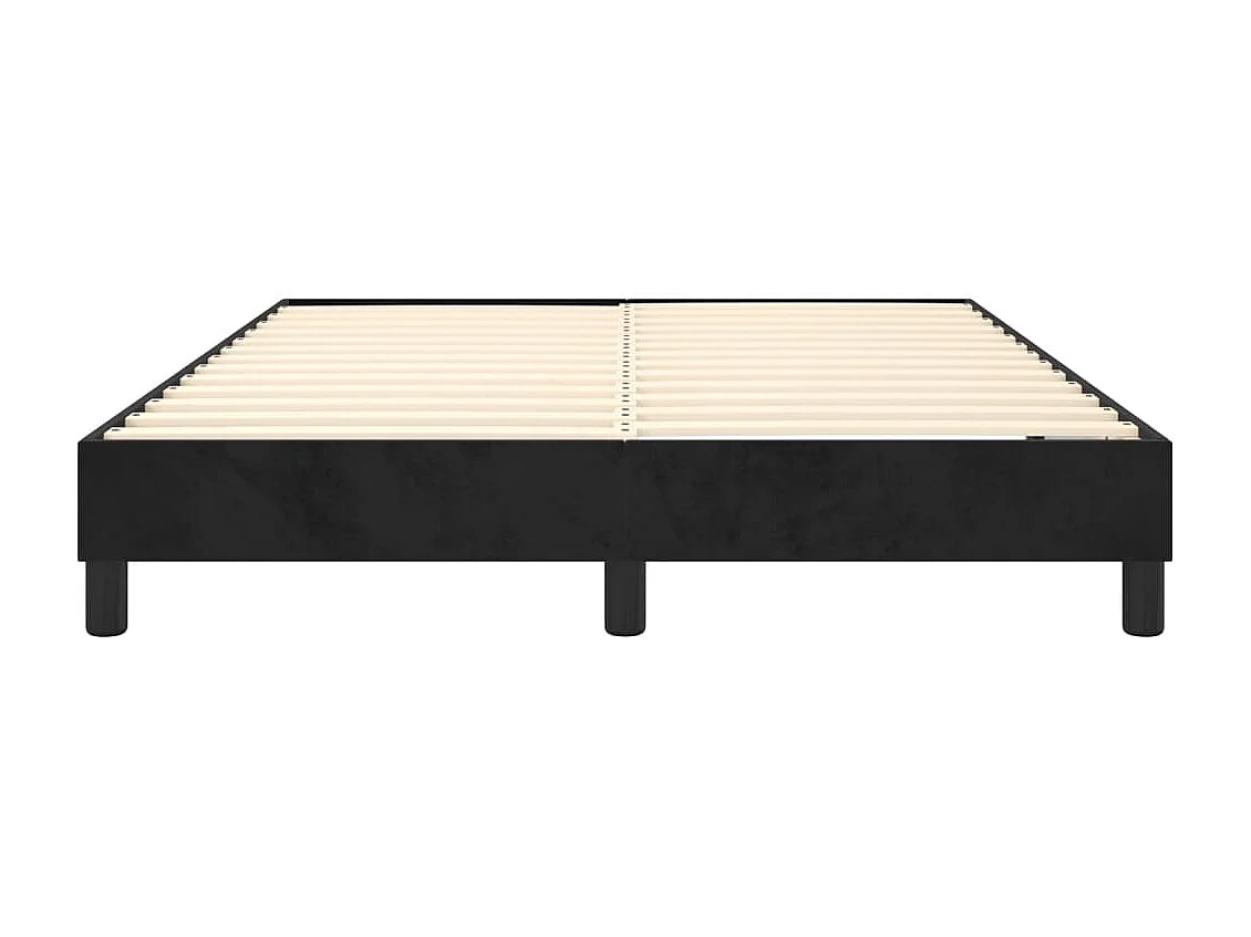 Bedframe fluweel zwart 140x190 cm NL61170