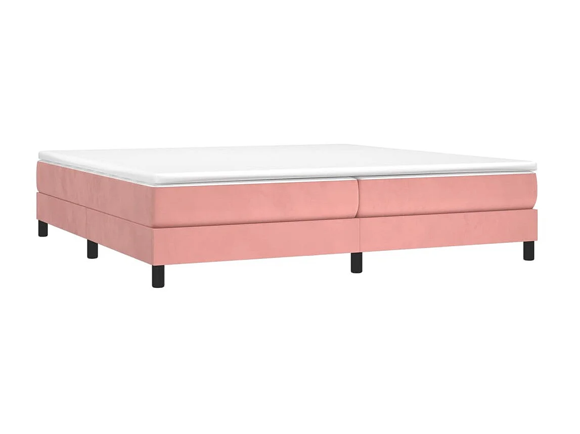 Bedframe fluweel roze 200x200 cm NL73065
