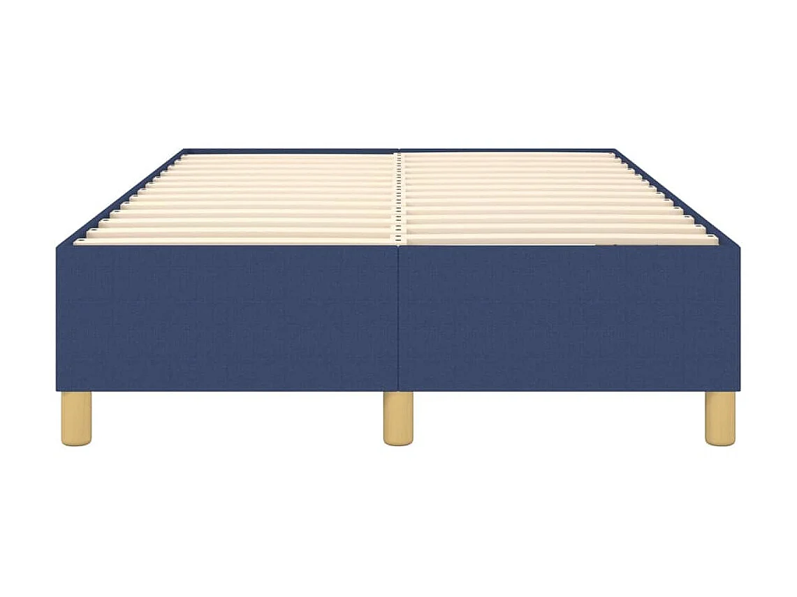 Lit adulte Bleu 120 x 200 cm Tissu BE6054