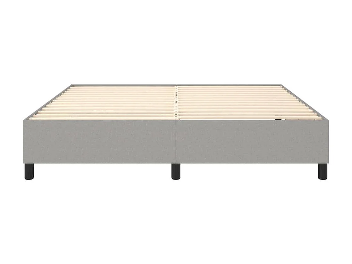 Bedframe stof lichtgrijs 160x200 cm NL28375