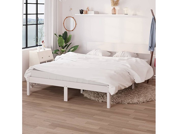 Erst-Holz®Telaio letto matrimoniale extra largo 180x200 in