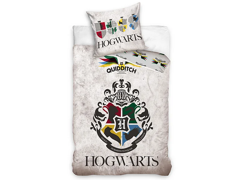 Parure de lit Harry Potter - Quidditch 100% coton 140x200 cm