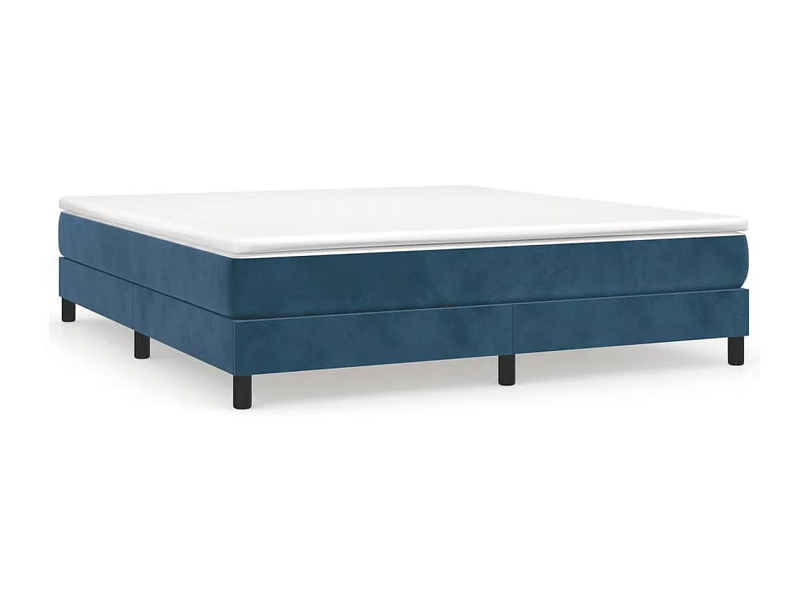 Bedframe fluweel donkerblauw 180x200 cm NL85944