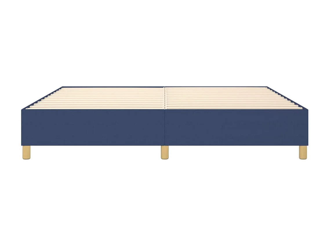 Bedframe stof blauw 200x200 cm NL95996