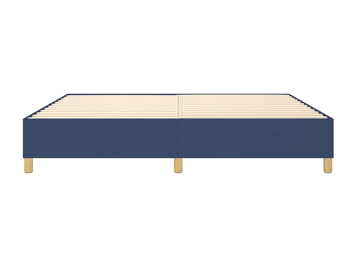 Bedframe stof blauw 200x200 cm NL95996
