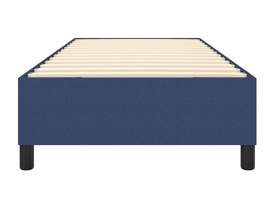Lit adulte Bleu 80x200 cm Tissu BE1768
