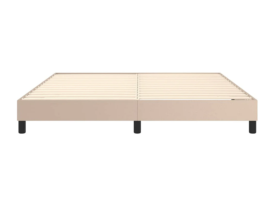 Bedframe kunstleer cappuccinokleurig 180x200 cm NL29060