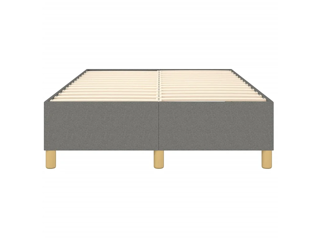 Lit adulte Gris foncé 120 x 200 cm Tissu BE1115