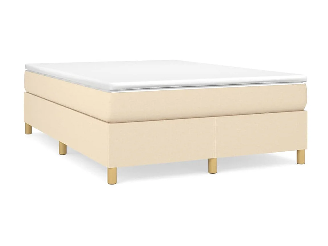 Bedframe stof crèmekleurig 140x190 cm NL64635