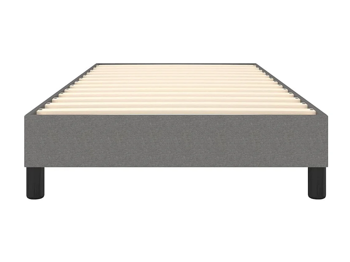 Bedframe stof donkergrijs 80x200 cm NL85389