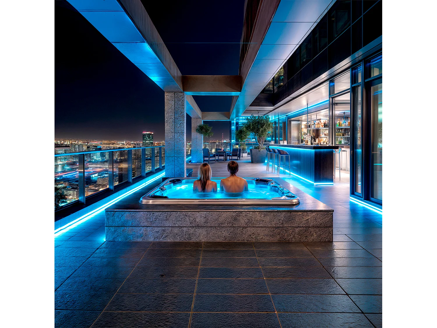 Striscia LED Neon Regolabile 220V Blu Semicircolare 180 7.5W/m IP67 Taglio 100cm 2 m