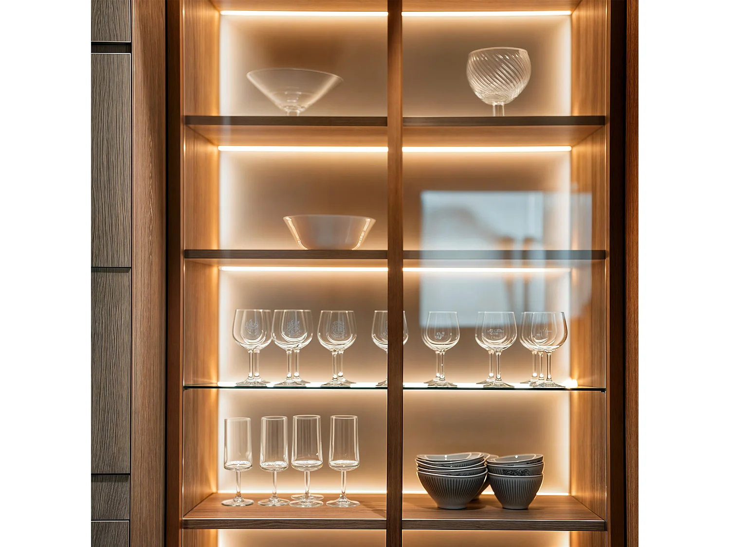 Profilo Silicone Effetto Neon SFLEX 25x14 Curva Verticale per Striscia LED IP20 fino a 15mm 20 m