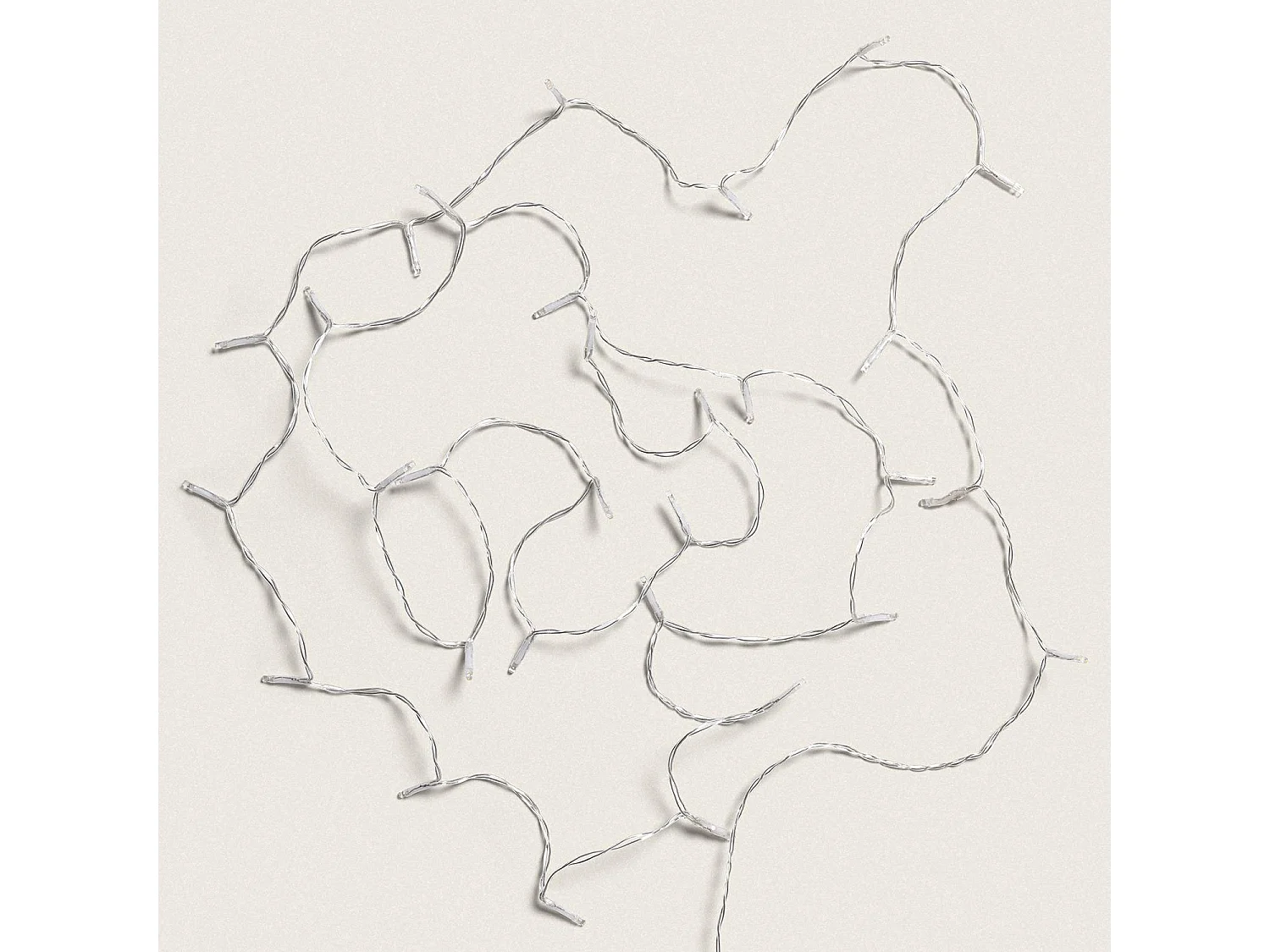 Ghirlanda Cavo LED a Pile 3m Bianco Caldo con Timer Bianco Caldo 2700K