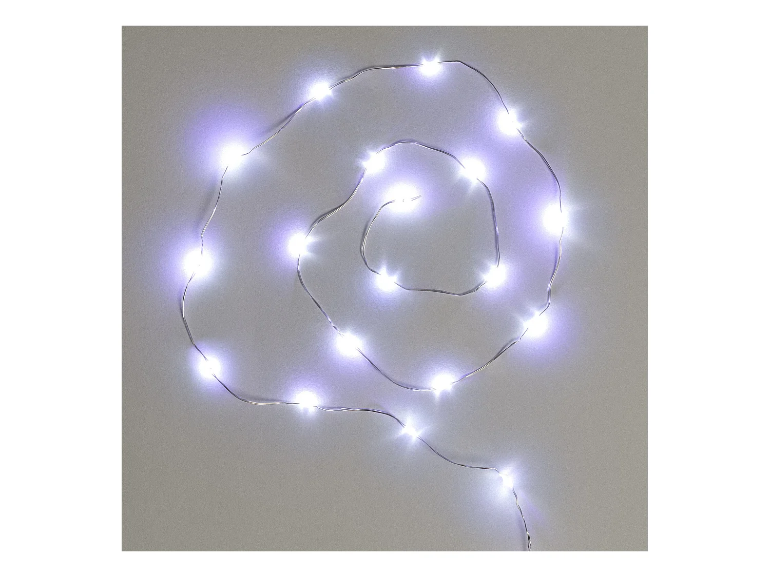 Guirlande LED Extérieure Transparente Blanc Froid 6m 6000K Blanc froid
