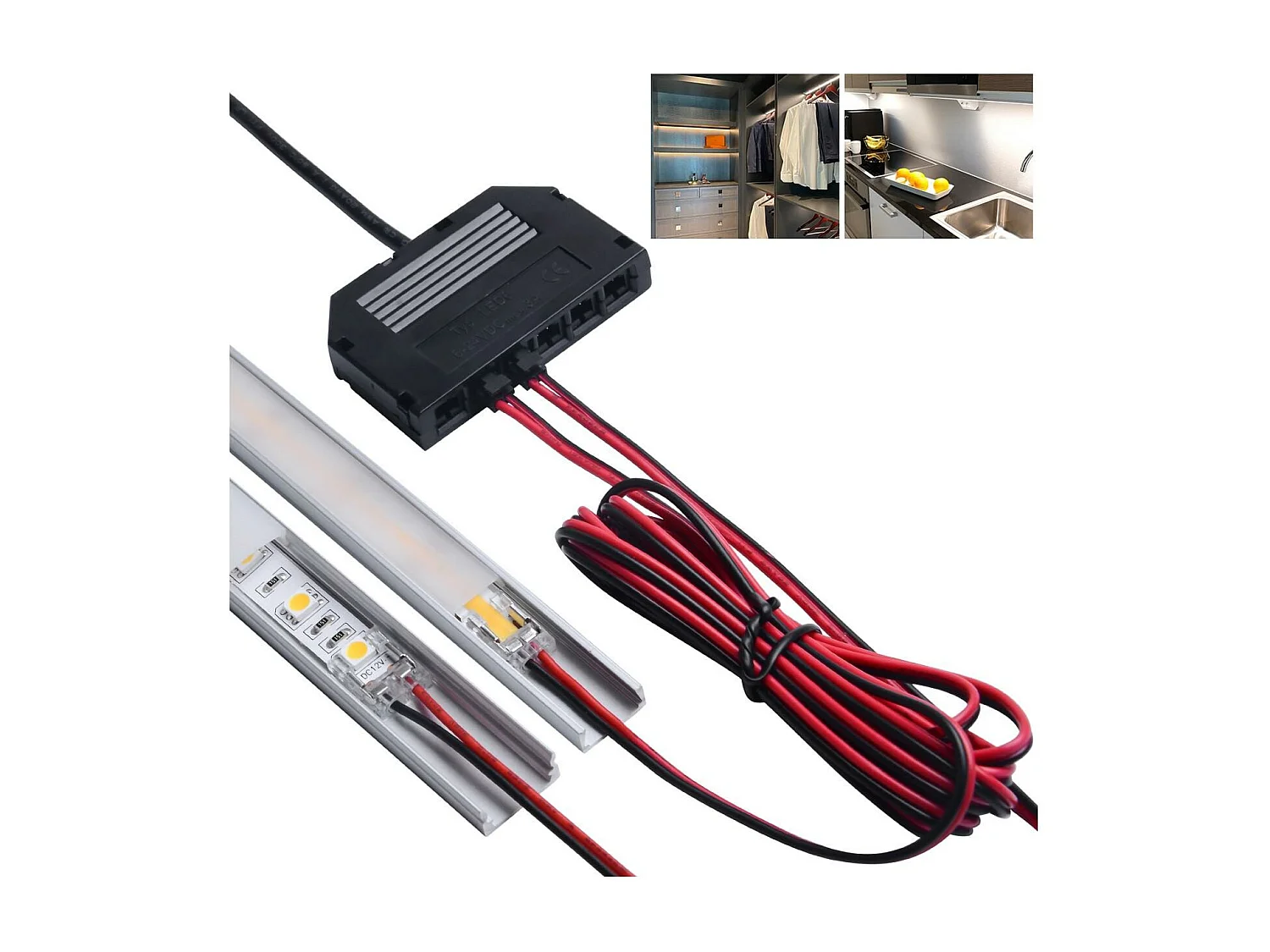 Distributeur de Connexion de 6-10 Sorties pour Rubans LED Monochrome 6