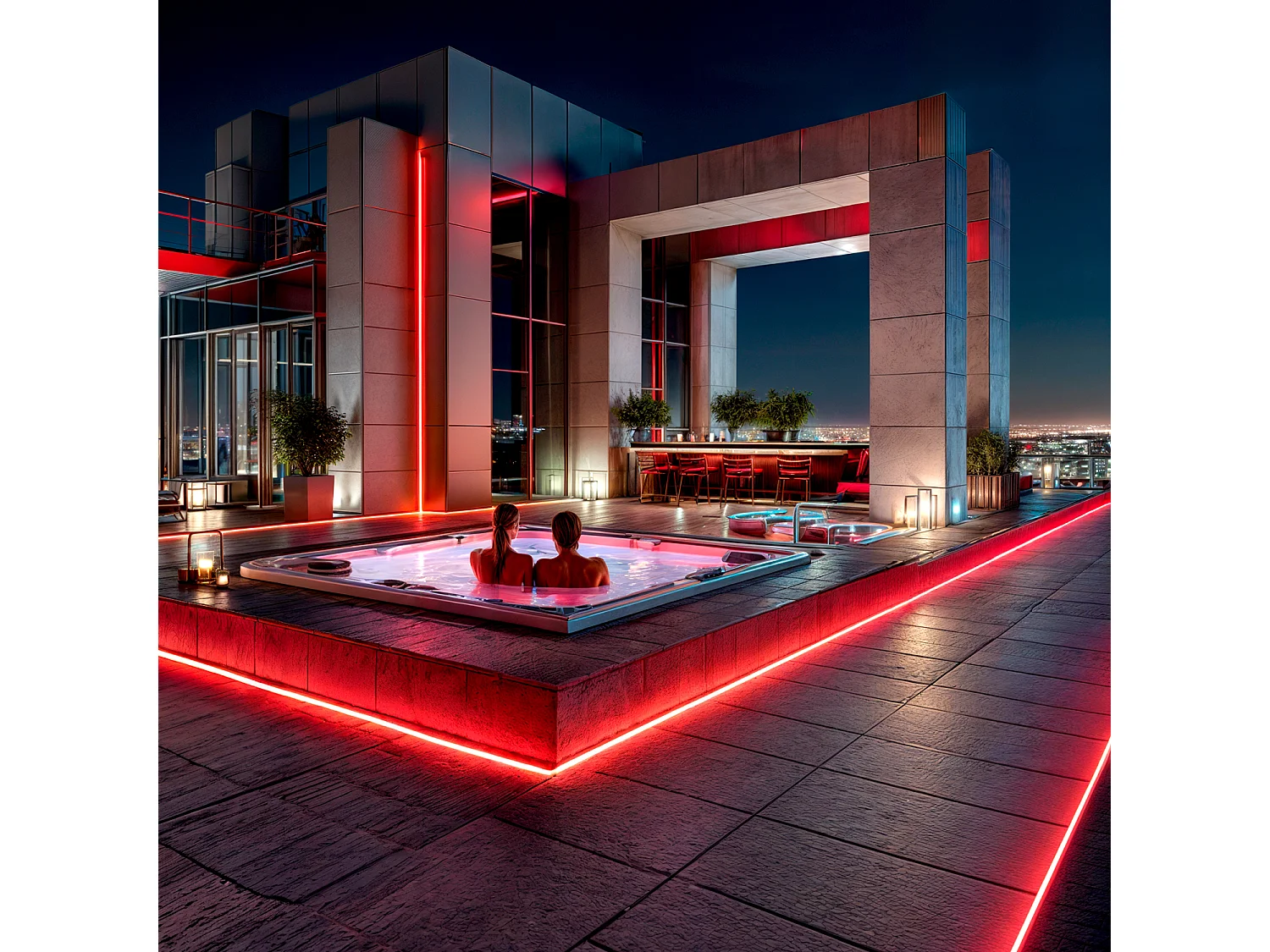 Striscia LED Neon Regolabile 220V Rosso Semicircolare 180 7.5W/m IP67 Taglio 100cm 10 m