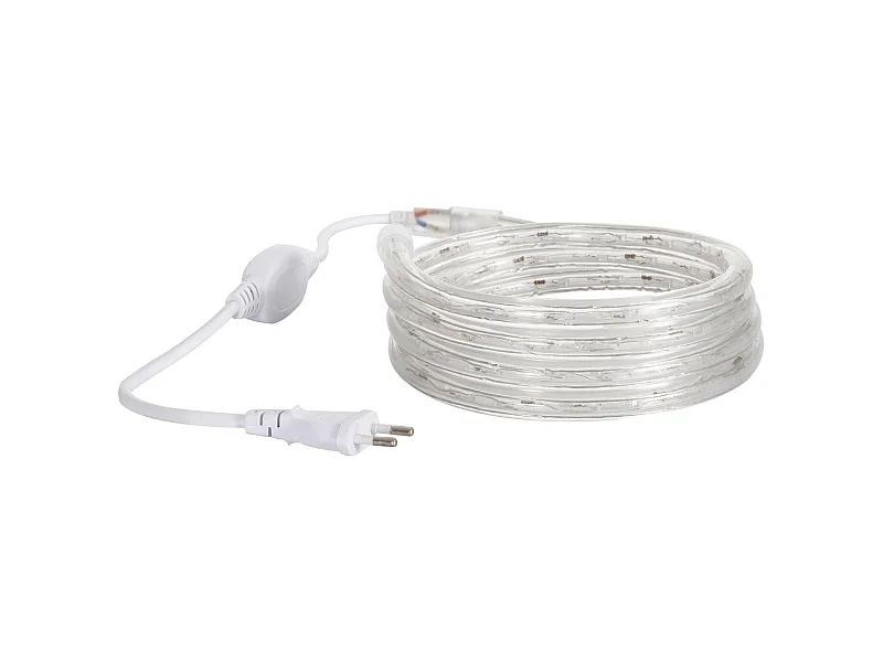 Tubo Flessibile LED Circolare 220V AC 36 LED/m Bianco Caldo IP65 Taglio 100cm 1 m