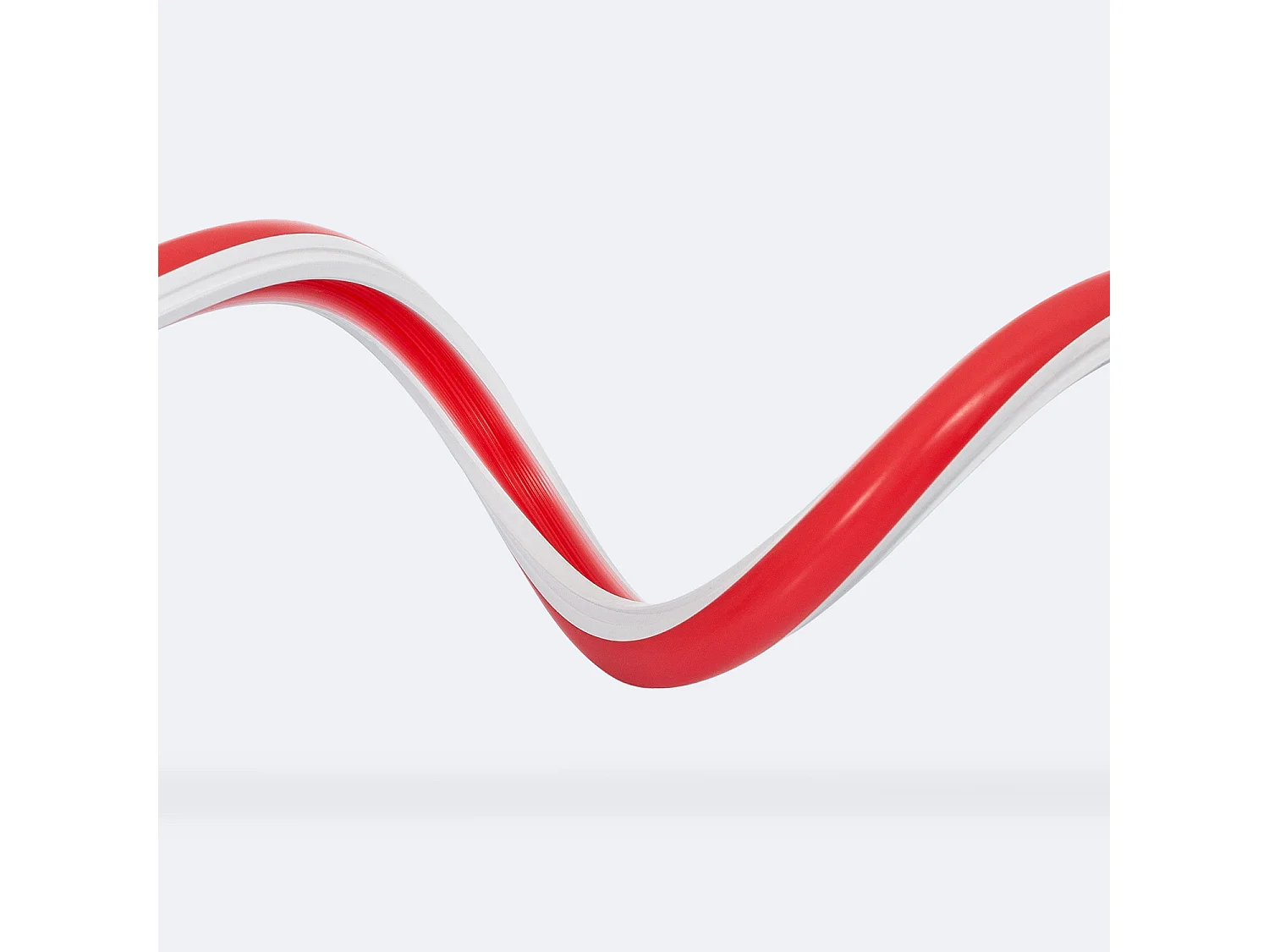 Bobine 100m Diffuseur de Silicone 8mm pour Enseigne de Néon LED Rouge