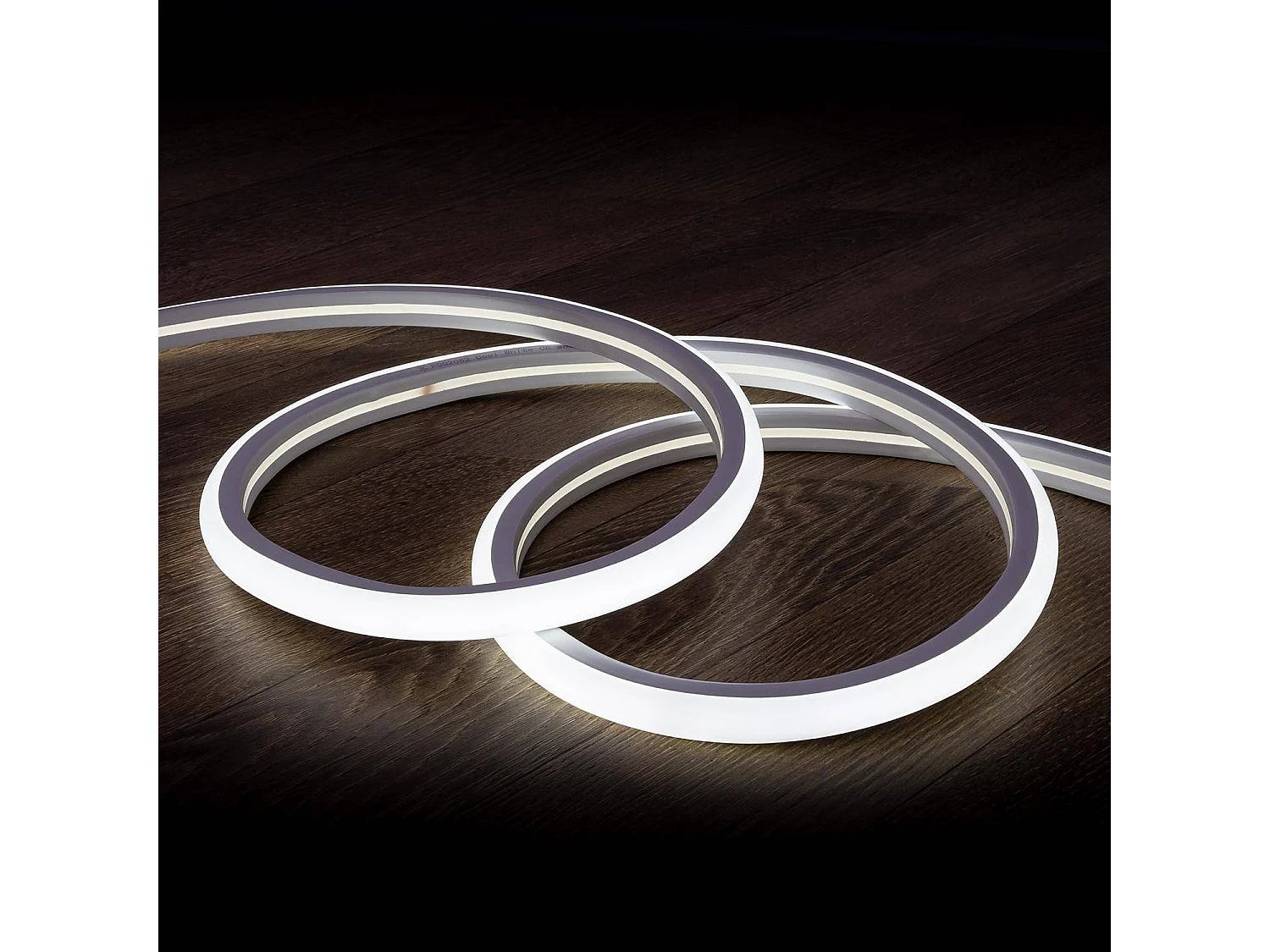 Gaine Néon LED Flexible Dimmable 7.5W/m 220V AC 120LED/m Semi-circulaire 180° Blanc Froid IP67 sur Mesure Coupe tous les 100cm 12 m