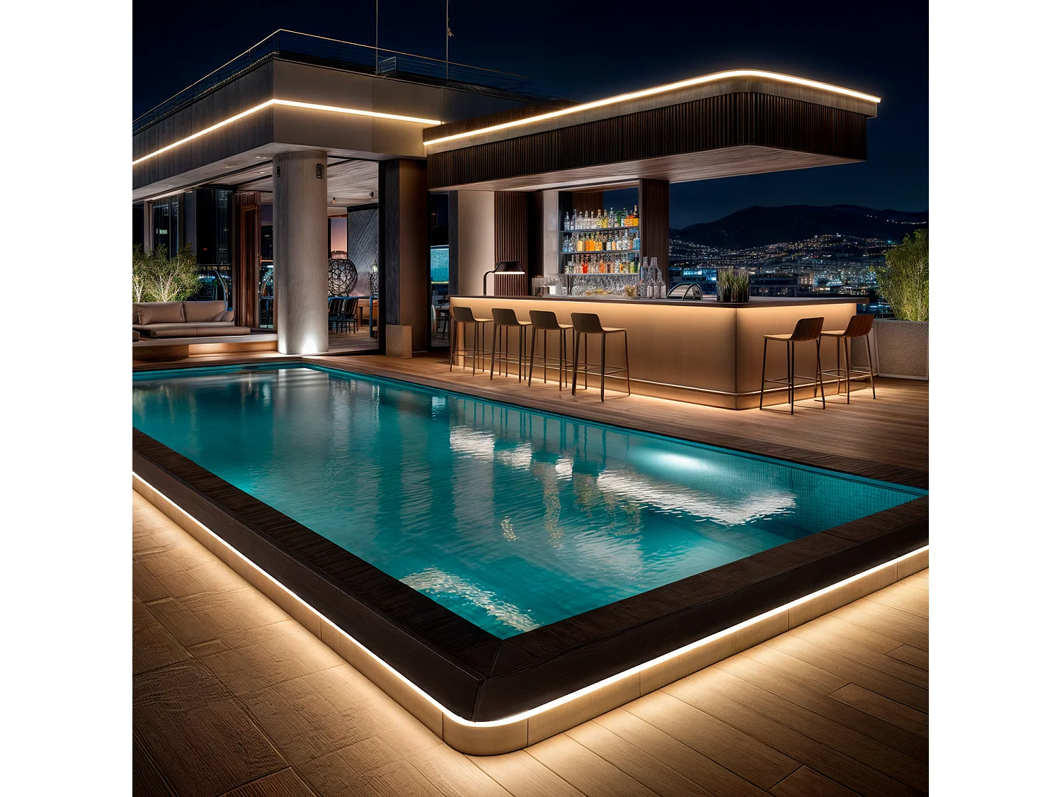 Ruban LED Néon 24V BOBINE 50m 9.5W/m Coupe 5cm IP65 NFLEX6 Blanc chaud