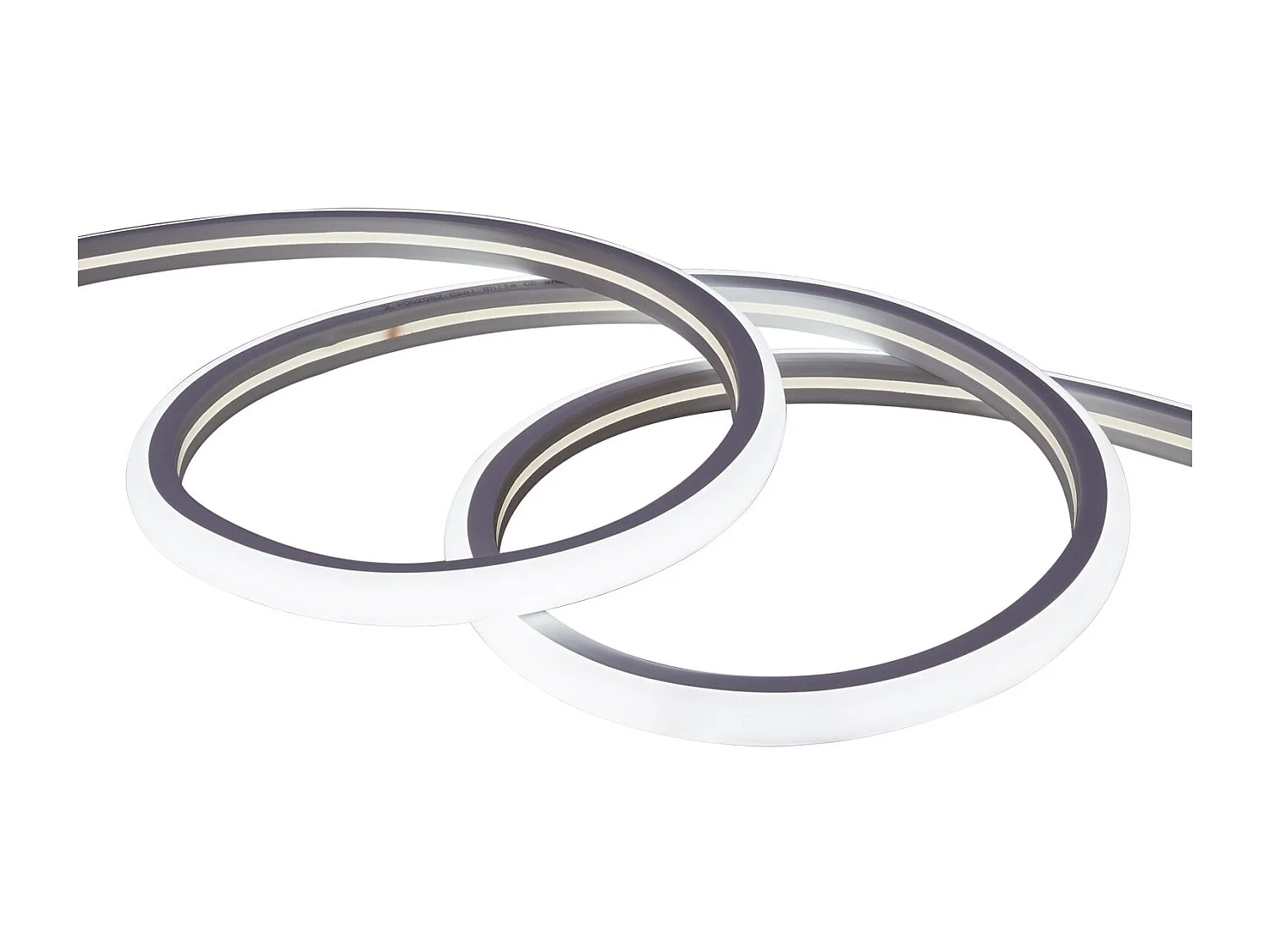Striscia LED Neon Regolabile 220V Bianco Freddo Semicircolare 180 7.5W/m IP67 Taglio 100cm 10 m