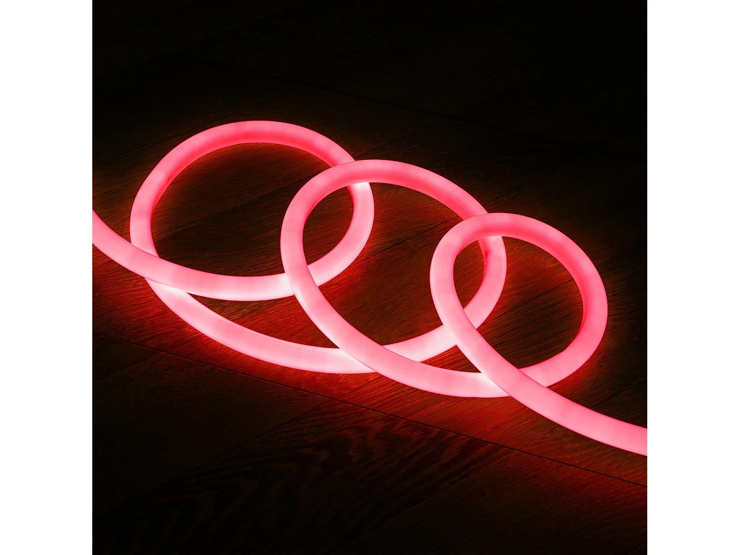 Tira LED Neón Regulable 220V Rojo Circular 360 9W/m Corte 100cm IP67 a Medida 1 m