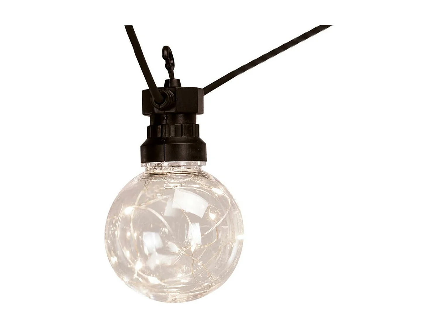 Ghirlanda LED per Esterni da 10 Lampadine Aitana 7.5m 2700K Bianco Caldo