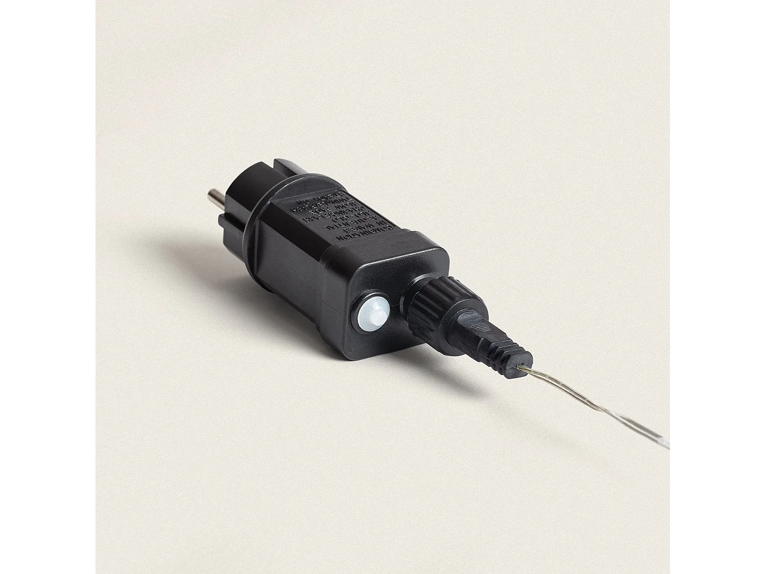 Guirnalda Exterior LED Transparente Blanco Cálido 12m Transparente