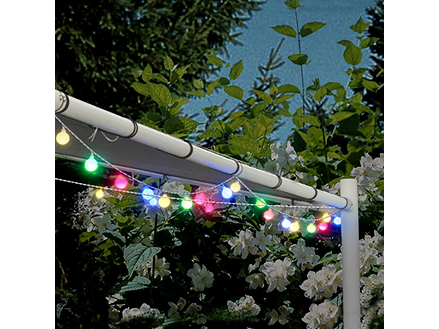 Guirlande LED Extérieure RGB Boules Osip 19m RGB