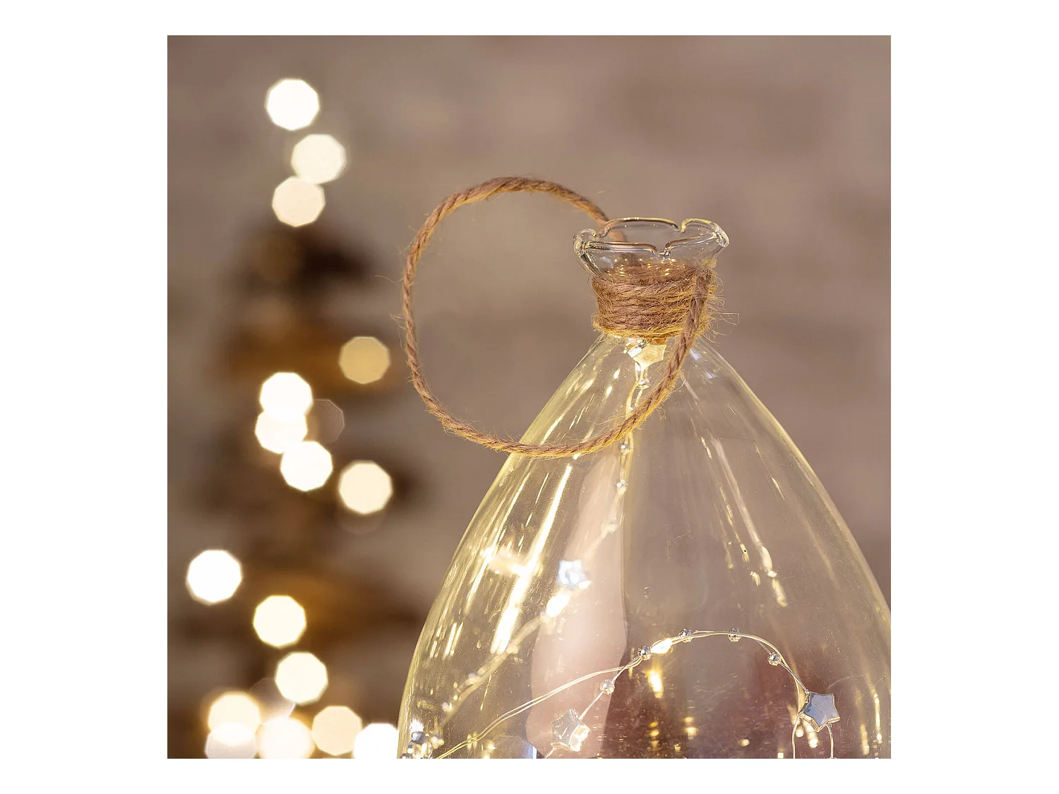 Boccia di Vetro LED Botero 3000K Bianco Caldo