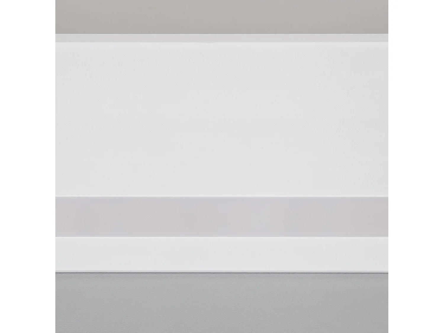 Moulure Plinthe pour Ruban LED Classic avec Capot Continu 10 m