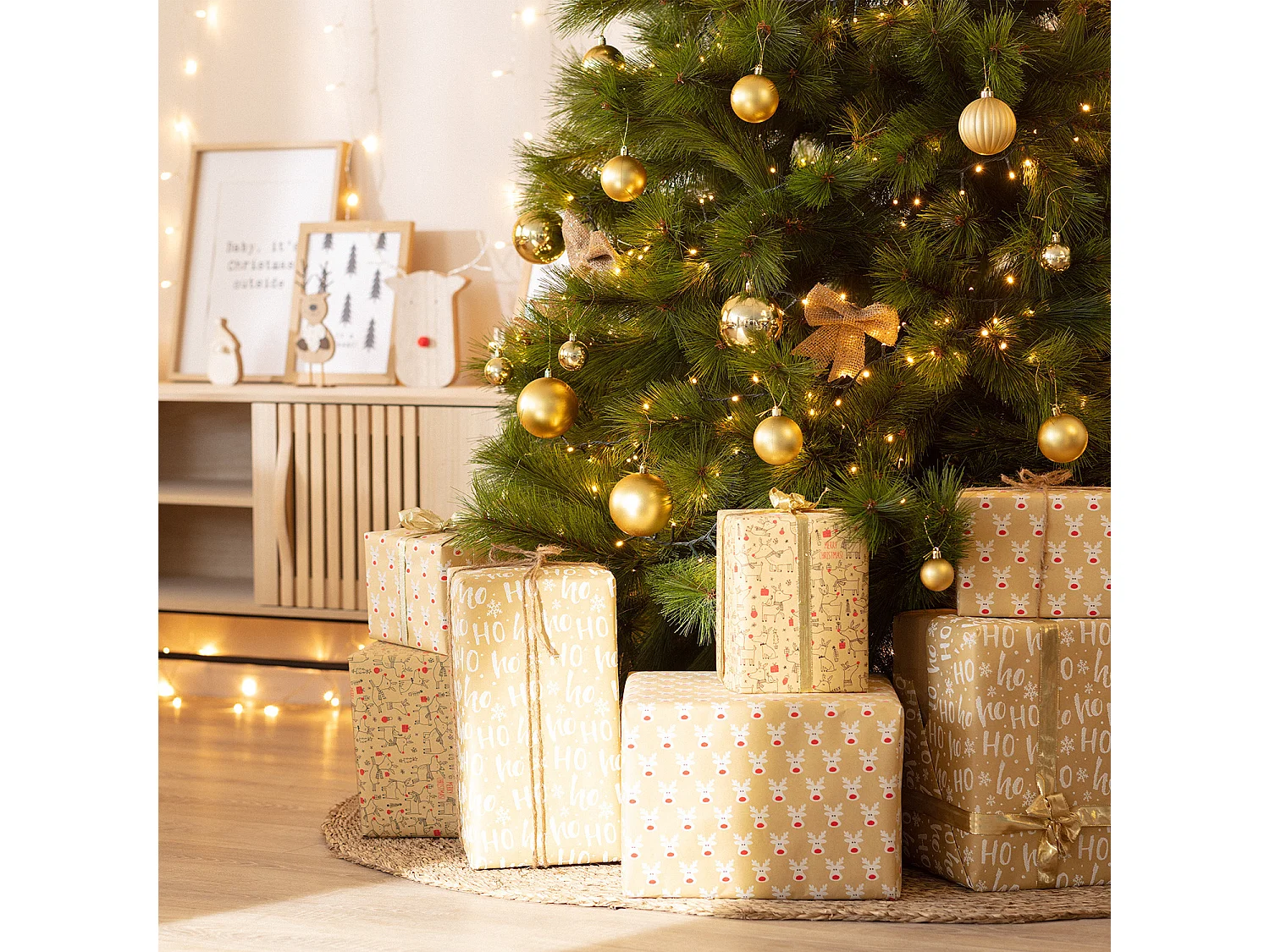 Ghirlanda Cavo LED Classic Nero 35m 3000K Bianco Caldo