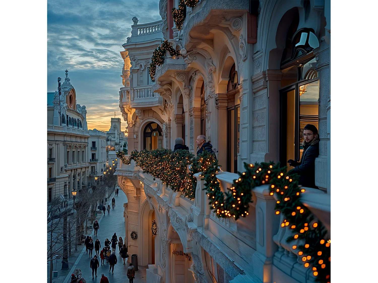 Ghirlanda Cavo LED Classic Nero 35m 3000K Bianco Caldo