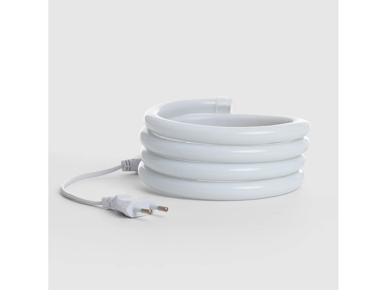 Tira LED Neón Regulable 220V Blanco Frío Circular 360 9W/m Corte 100cm IP67 a Medida 2 m
