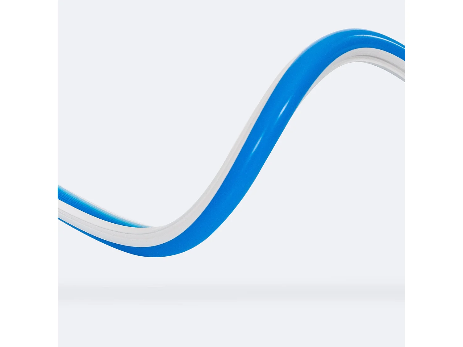 Bobina 100m Difusor de Silicona 8mm para Letrero de Neón LED Azul