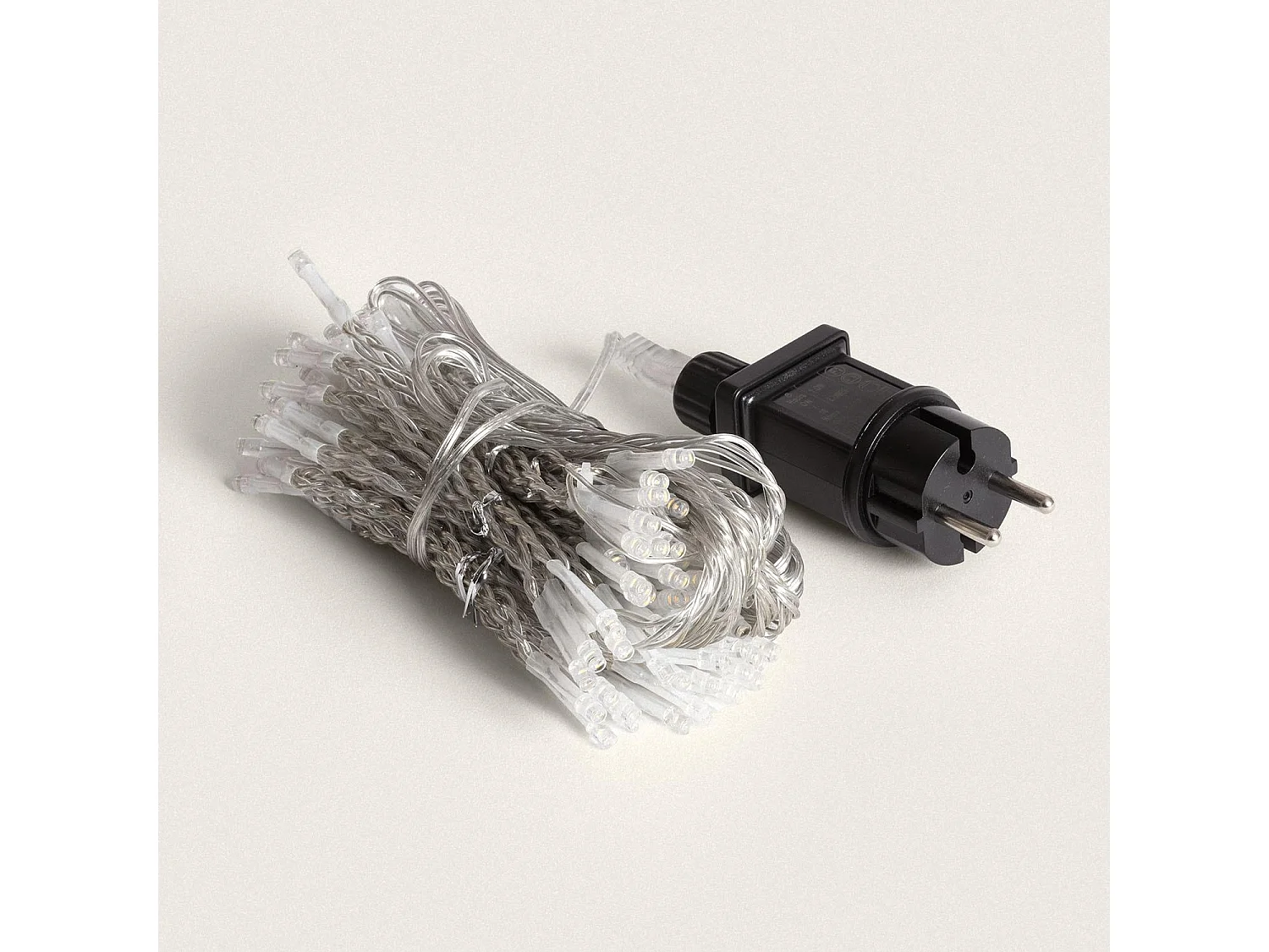 Rideau de Guirlande LED 3m 3000K Blanc chaud