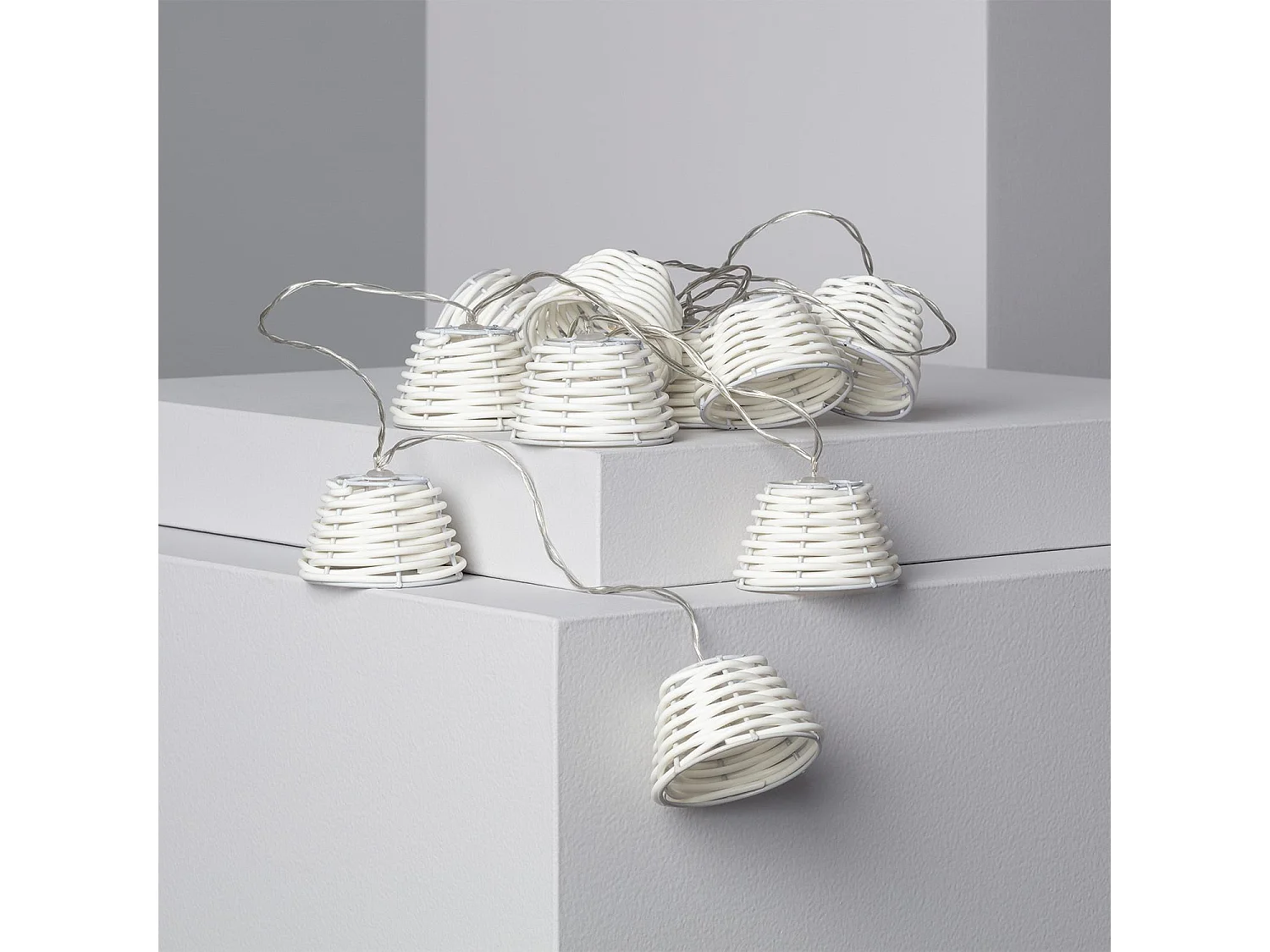 Ghirlanda LED Solare Digha 1.8m Bianco