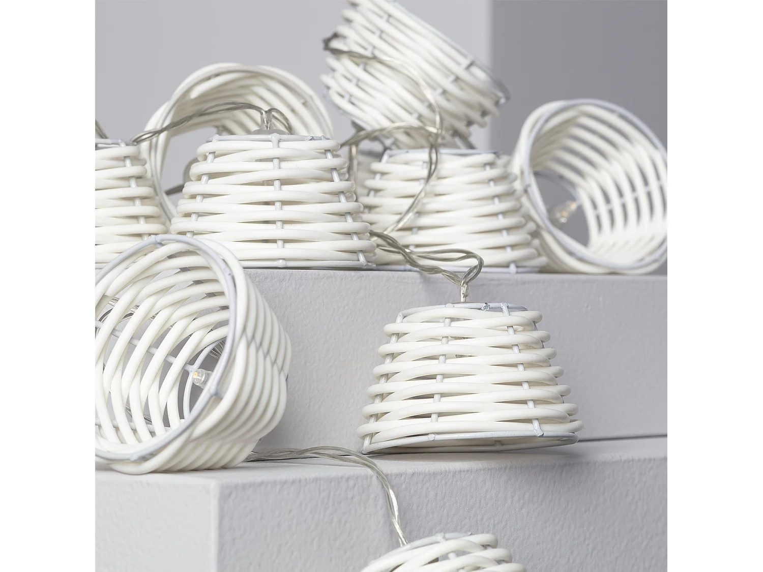 Ghirlanda LED Solare Digha 1.8m Bianco