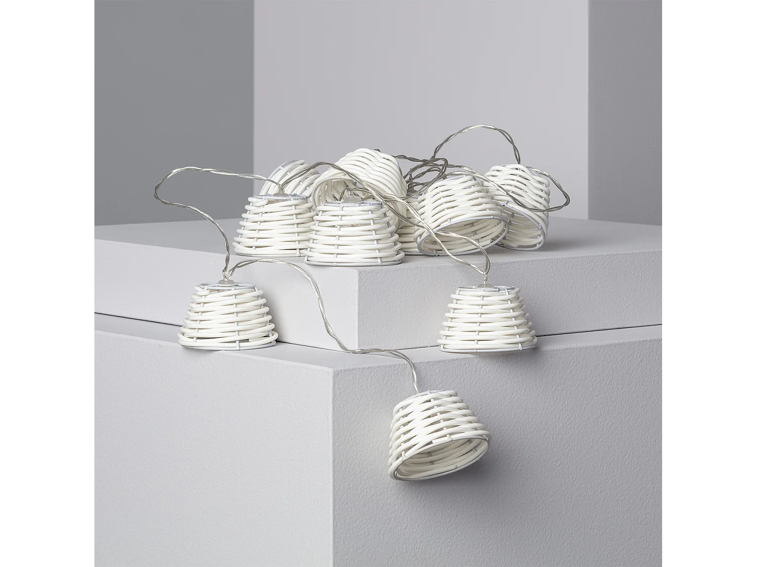 Guirlande LED Solaire Digha 1,8m  Blanc