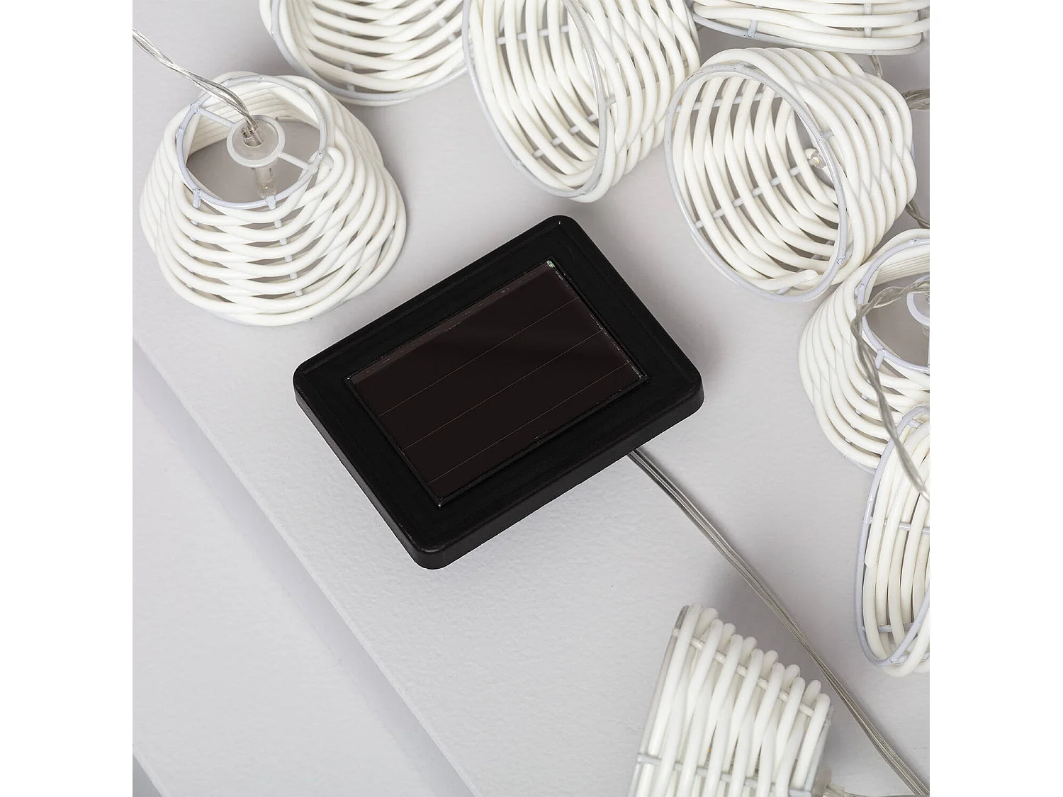 Guirlande LED Solaire Digha 1,8m  Blanc