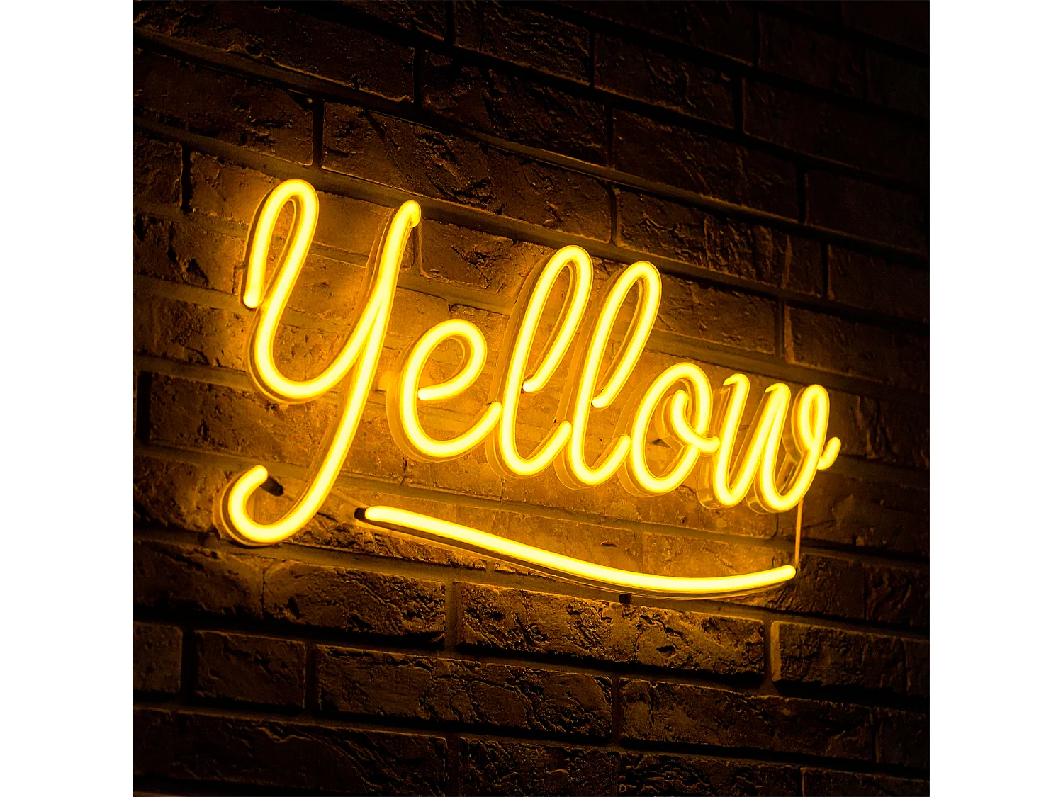 Bobine 100m Diffuseur de Silicone 8mm pour Enseigne de Néon LED Jaune