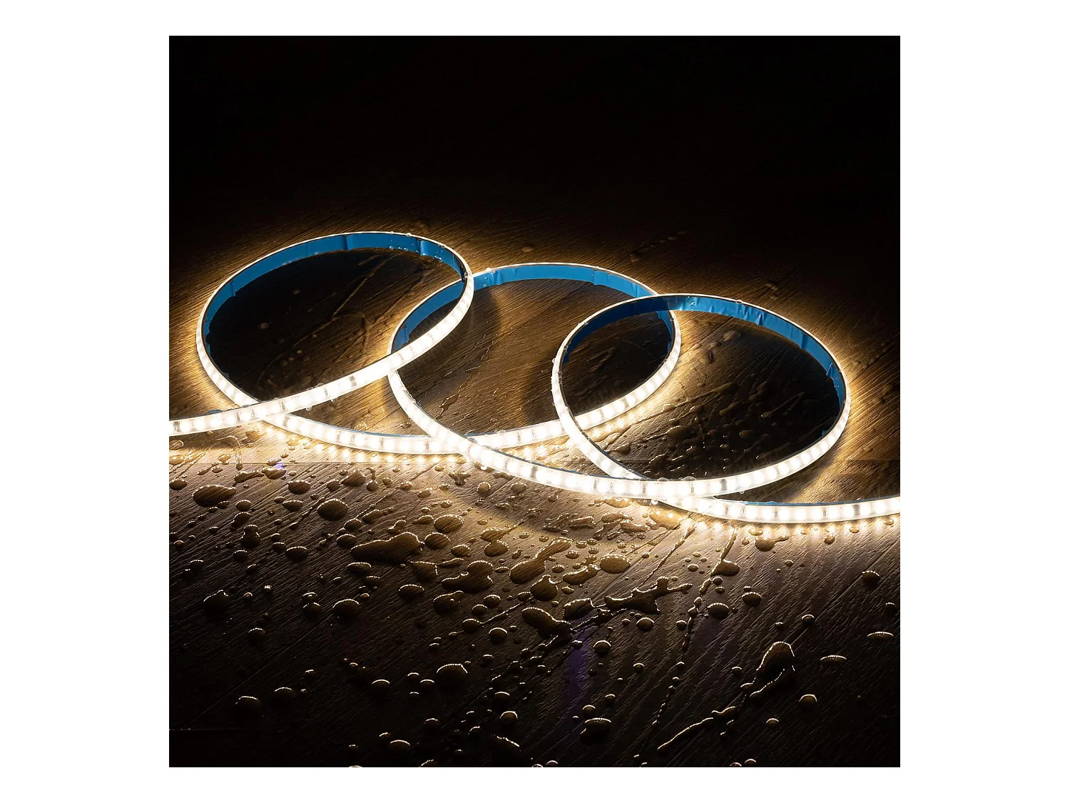 Ruban LED Dimmable 220V SMD Auto-redressement 120 LED/m BOBINE 20m 7W/m 700lm/m Largeur 9mm Coupe 10cm IP67 4000K Blanc neutre