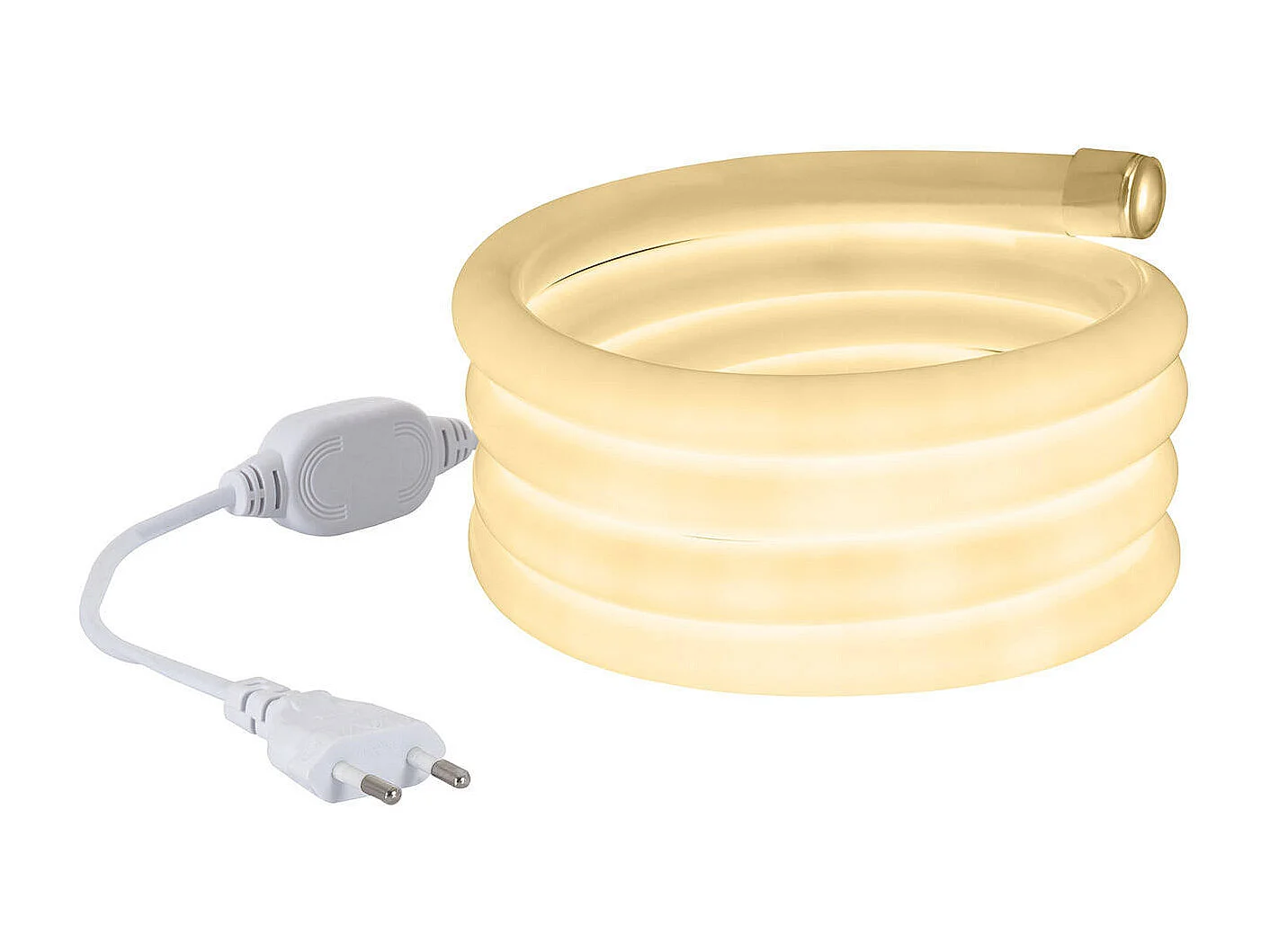 Néon LED Flexible 360º Rond Dimmable 120LED/m 220V AC Blanc Neutre IP67 sur Mesure Coupe tous les 100cm 19 m