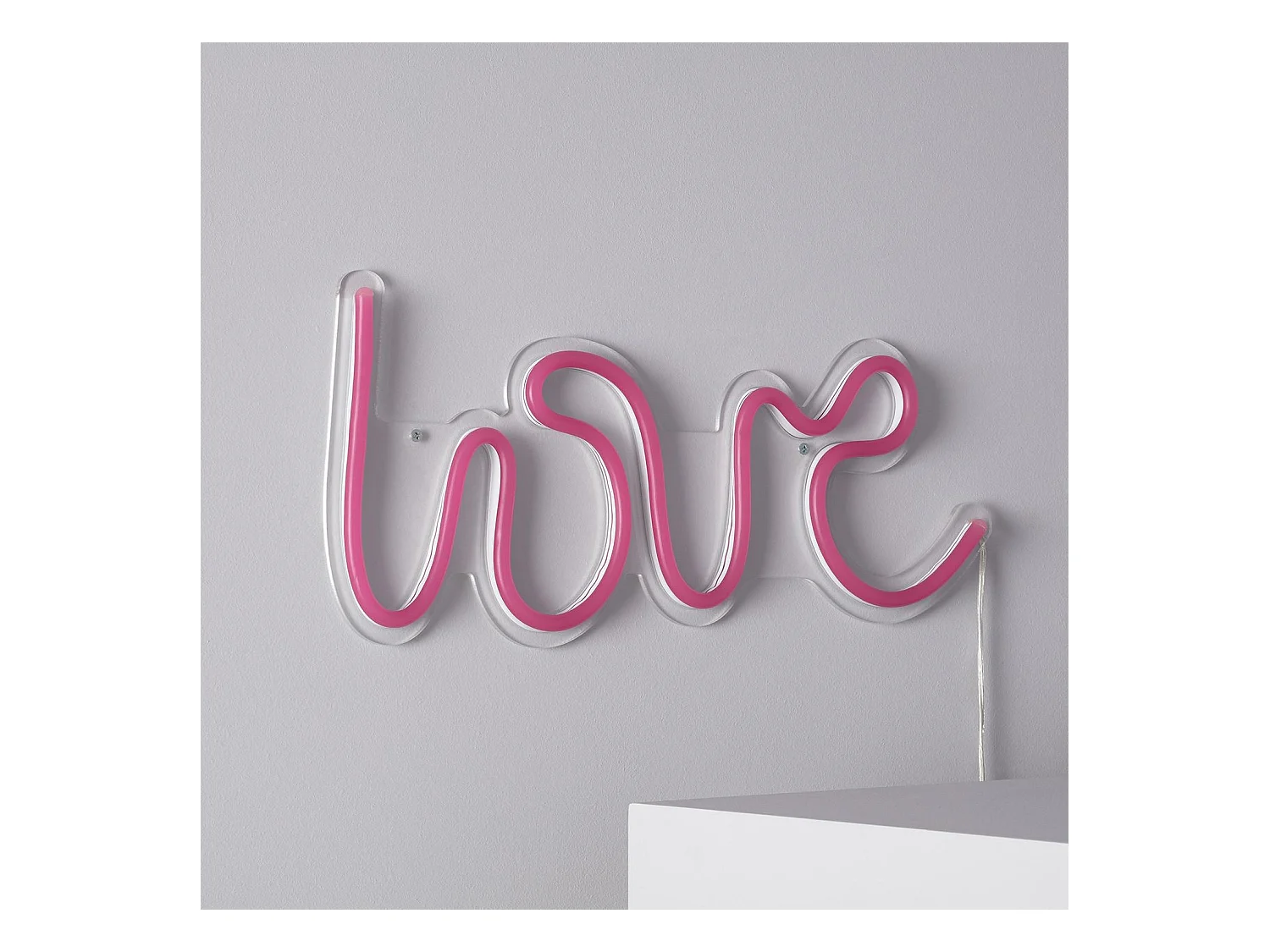 Insegna Neon "LOVE" Rosa
