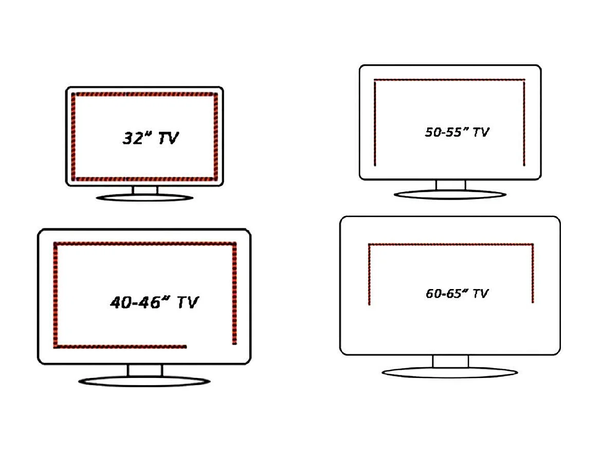 Ruban LED 5V RGB 30 LED/m 2m IP65 Kit avec USB pour Télévision RGB