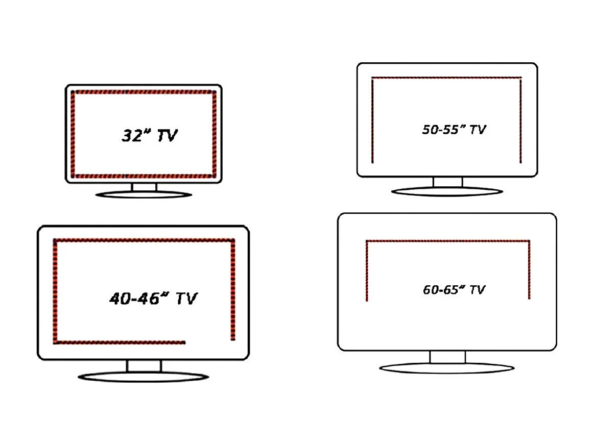 Ruban LED 5V RGB 30 LED/m 2m IP65 Kit avec USB pour Télévision RGB