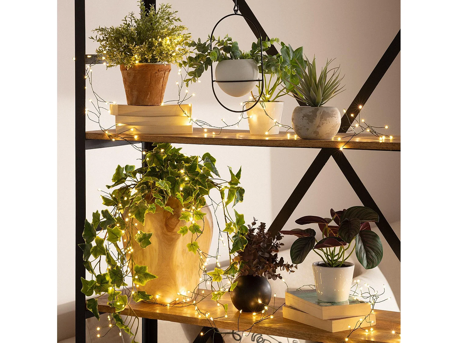 Guirlande Extérieure LED Piner 6m  3000K Blanc chaud