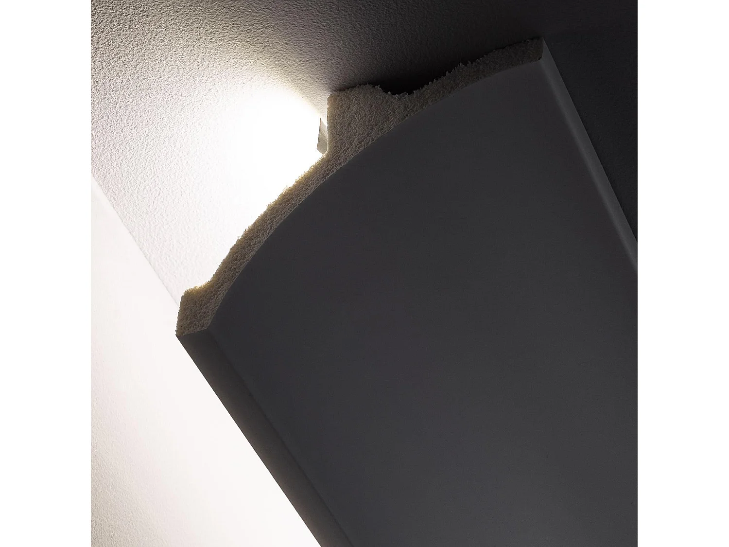 Moulure Arc 2m pour Ruban LED Blanc