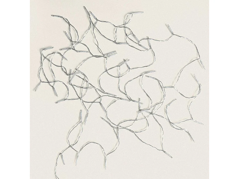 TechBrey Guirnalda Cable LED Batería 5m Blanco Frío