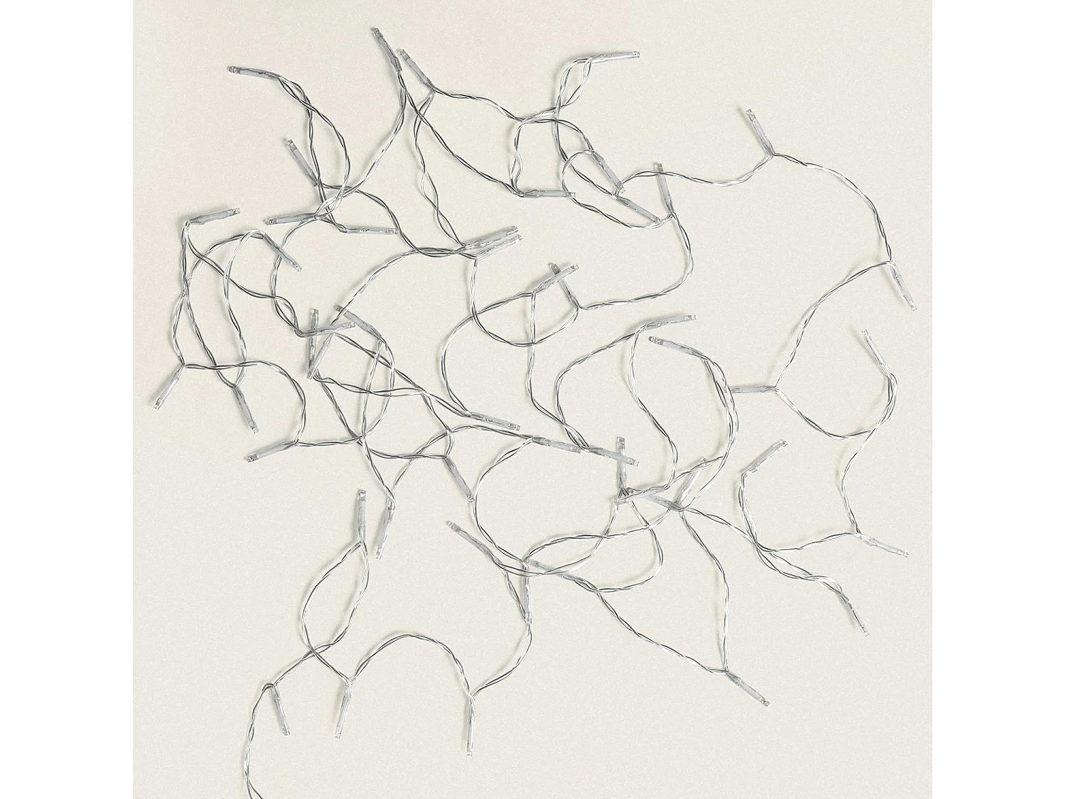 Ghirlanda Cavo LED Batteria 5m Bianco Freddo 6000K Bianco Freddo